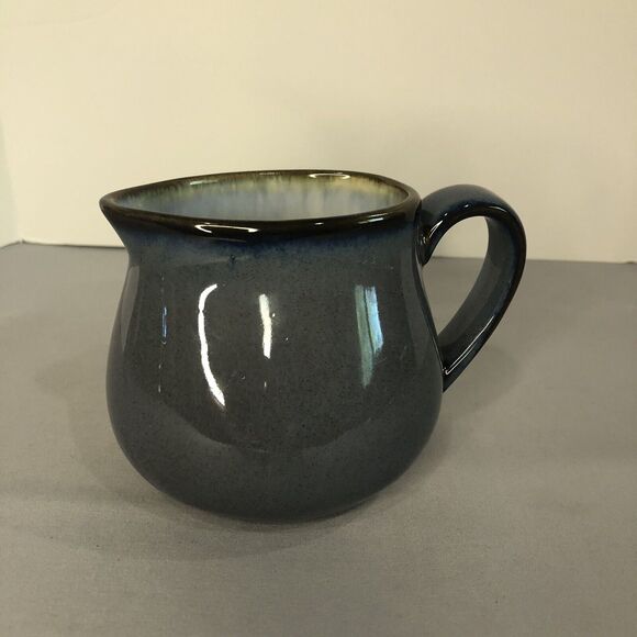 Sango Nova Cream and Sugar Set Blue-Gray Black 3 Piece - Picture 8 of 10